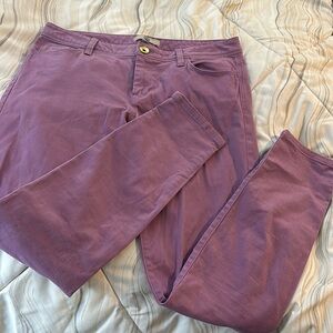 Banana republic lavender stretchy trouser